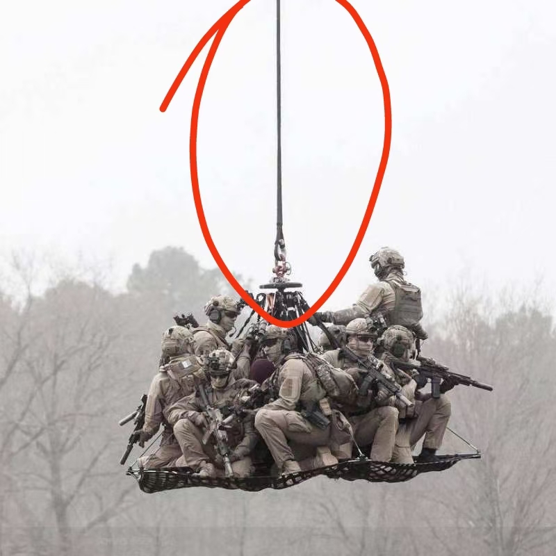 直升機(jī)載人平臺纜繩