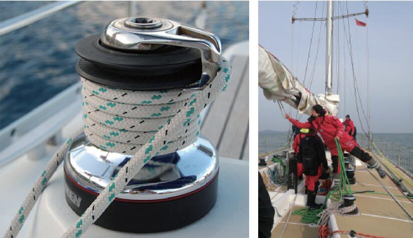 帆船游艇繩